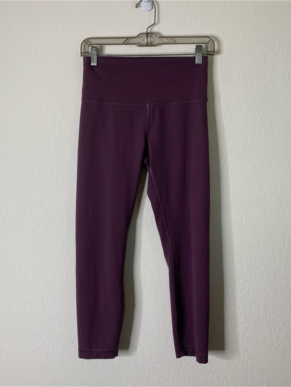 Lululemon wunder Train purple High-Rise Crop 23" leggings 8